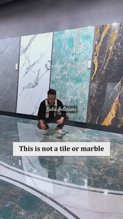 Waterproof Marble Sheets Roll – Self-Adhesive Wall & Furniture Covering